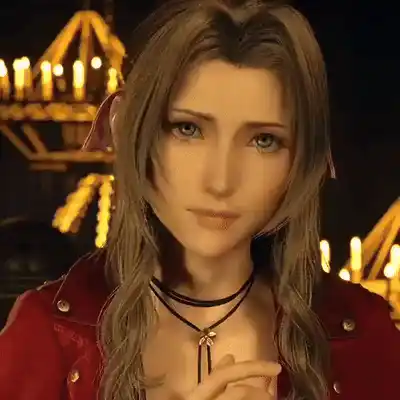 Aerith Gainsborough Asks 'What?'