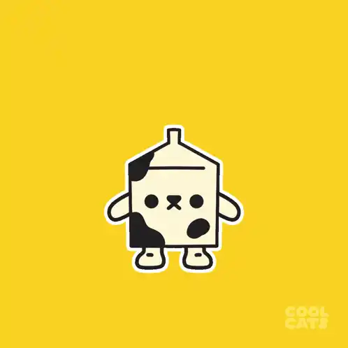 Cute Milk Carton Character Sends Air Hug