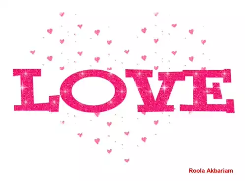 Animated Love Greeting Card
