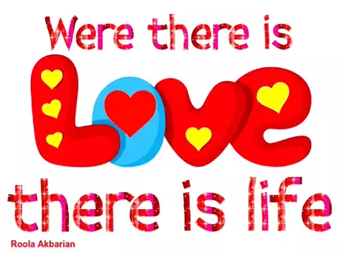 Animated Greeting Card: Where There Is Love, There Is Life
