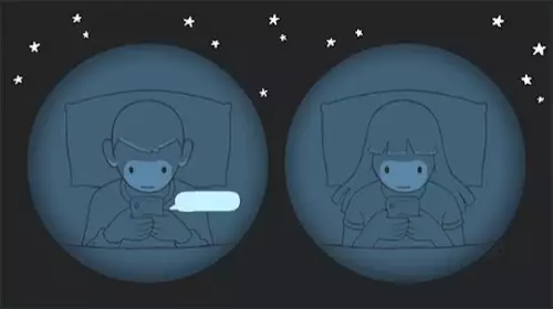 Anime Long Distance Love Texting