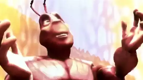 Animated Ant Looking Up