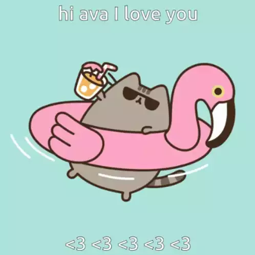 Pusheen Cat: Hi Ava I Love You