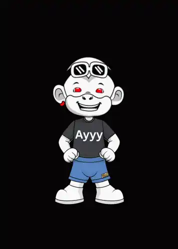 Ayyy Lmao Funny Reaction - Animated Monkey