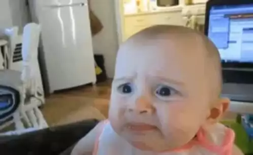 Funny Baby Disgusted Reaction