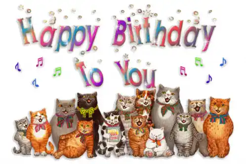 Happy Birthday Cats