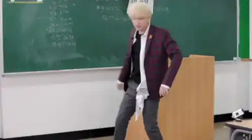 Bang Chan's Dynamic Dance Move