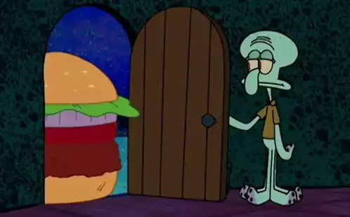 Squidward's Giant Burger Love