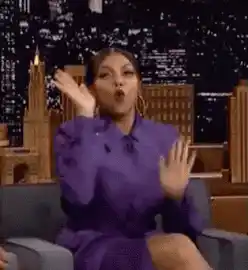 Taraji P. Henson's Excited Celebration