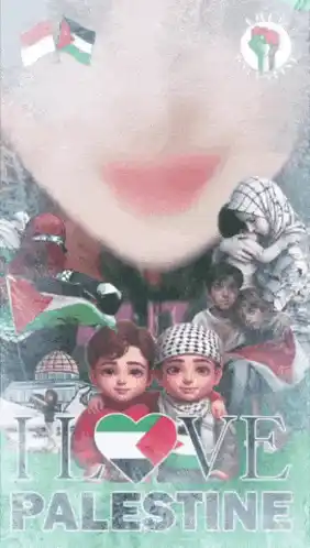 Cemut890 Cemut789: I Love Palestine Poster
