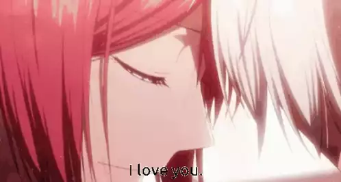 Cute Anime Couple: I Love You