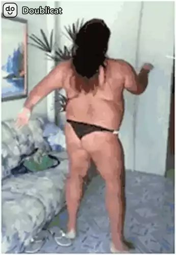 Funny Dancing Hair Flip