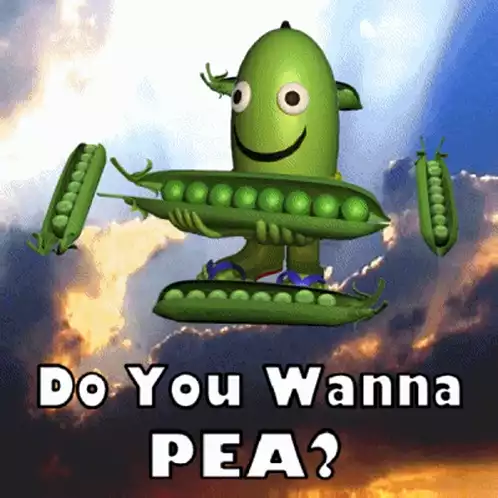 Do You Wanna PEA? Funny Pea Character