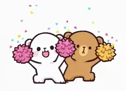 Excited Cheering Bears