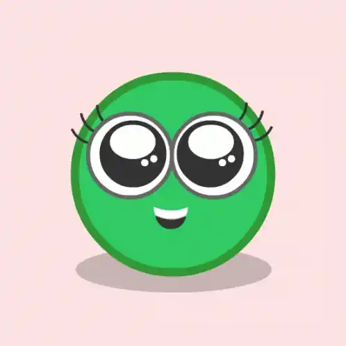 Excited Happy Green Pea Emoji