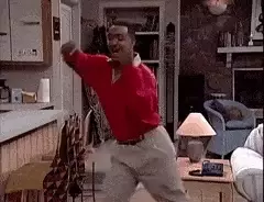 Man Dancing with Excited Hype