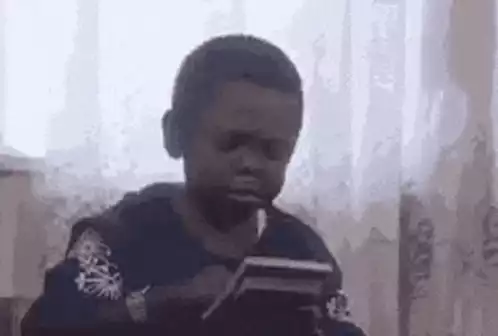 Child's Excited Math Reaction