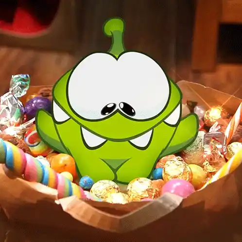 Excited Om Nom
