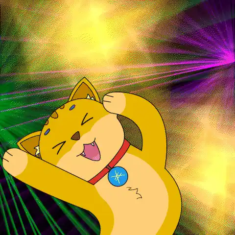 Nyano Cat's Excited Laser Party Dance