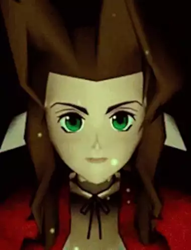 Final Fantasy VII Aerith Blinks