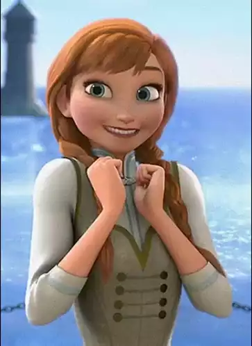 Anna from Frozen Gets Excited