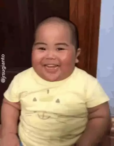 Hilarious Child Laughing Heartily