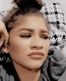 Zendaya Rolling Eyes Funny Meme