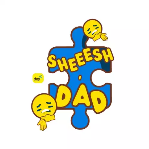Sheeesh Dad Funny Reaction Sticker