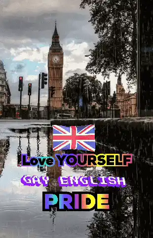 Gay England British Pride: Love Yourself Poster