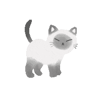 Siamese Cats Cat Sticker