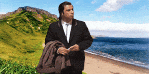 Confused Pulp Fiction GIF
