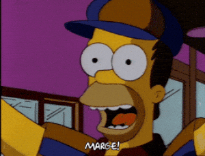 Excited Season 3 GIF by The Simpsons