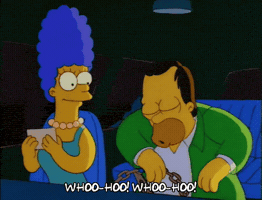 Excited Season 3 GIF by The Simpsons