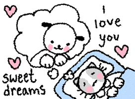 I Love You Dreaming GIF by veryluckyclover
