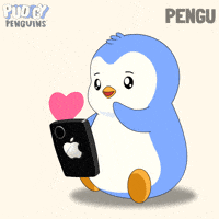 I Love You Hearts GIF by Pudgy Penguins