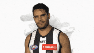 #happy #reaction GIF by CollingwoodFC