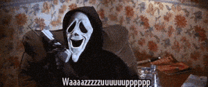 scary movie hello GIF