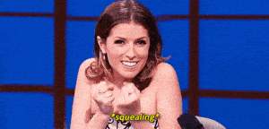 Excited Anna Kendrick GIF