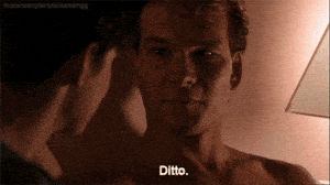 Patrick Swayze Love GIF