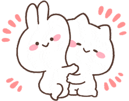 Cat Love Sticker by Minto Inc.