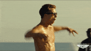 Excited Glen Powell GIF by Top Gun