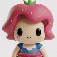 Strawberry Girl Love GIF