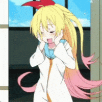 Excited Chitoge Kirisaki GIF