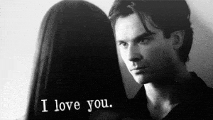 black and white love GIF