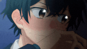 Blushing In Love GIF