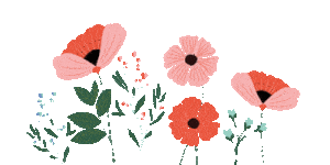Wild Flowers Love Sticker by John Greed Jewellery
