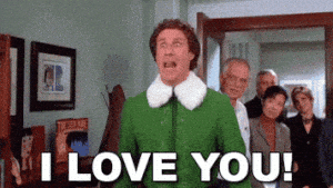 I Love You Elf GIF by MOODMAN