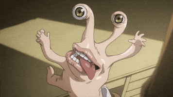 Anime Funny Parasyte The Maxim GIF