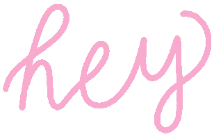 Pink Hello Sticker by Eugeniedbart