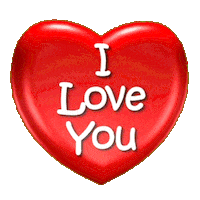 I Love You Sticker
